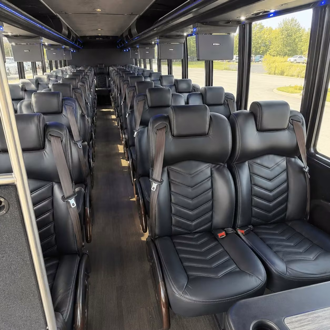 25 passenger minibus inside