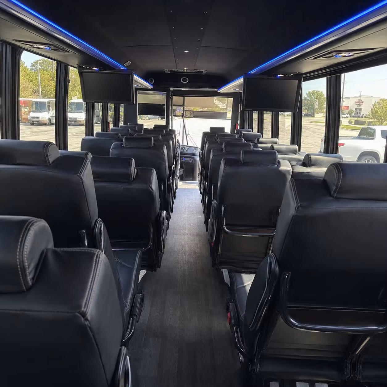 25 passenger minibus interior