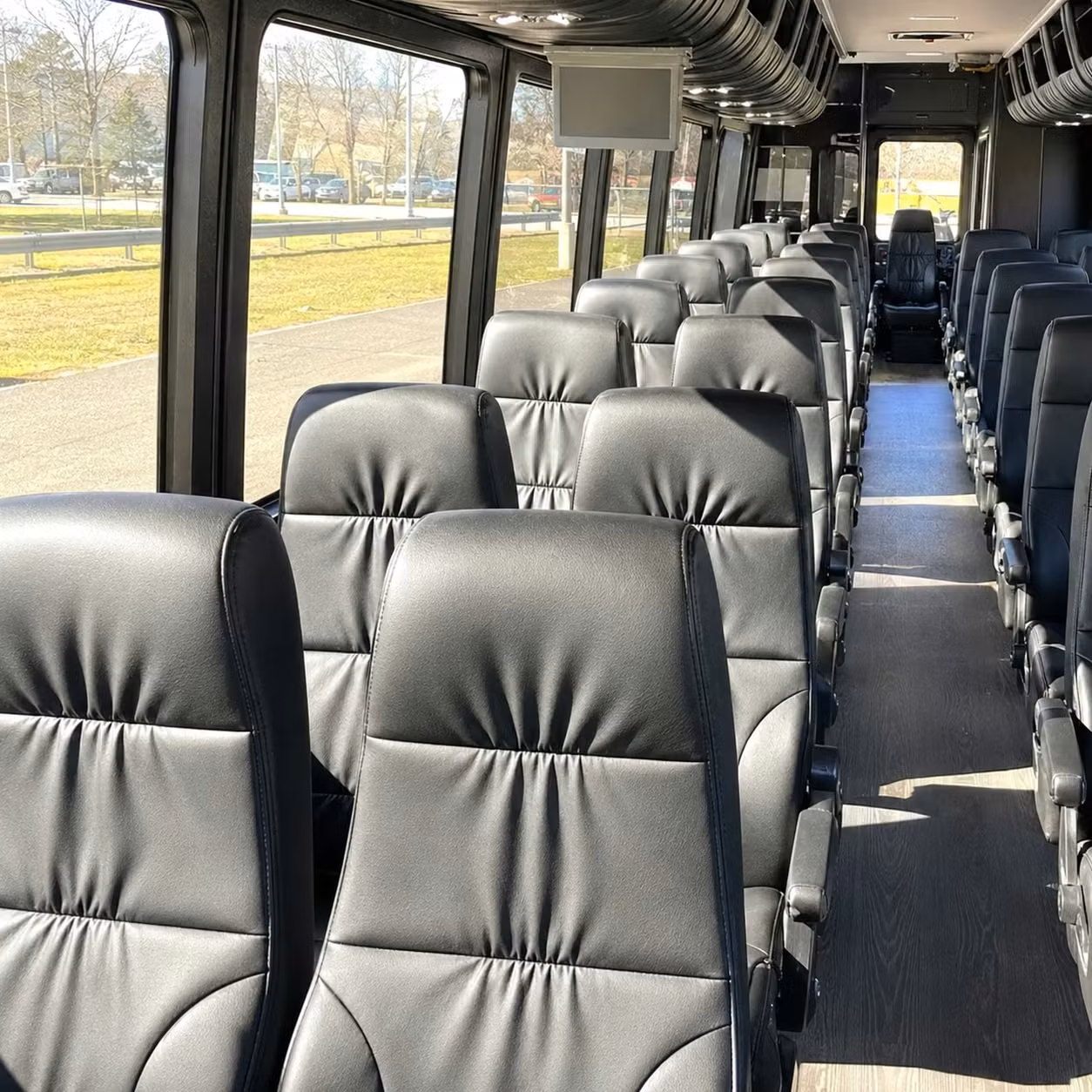 28 passenger minibus interior