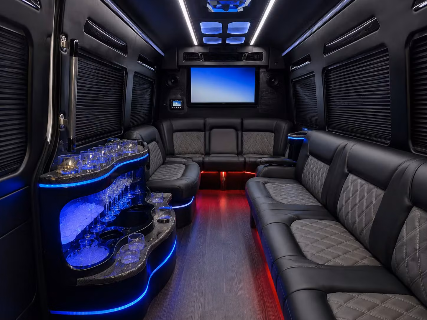 sprinter limousine inside